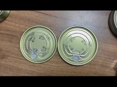 टिन 401# टमाटर सॉस के डिब्बे के लिए आसान ओपन एंड ईओई कवर मेटल कैन कैप